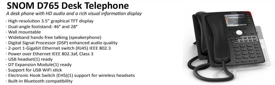 snom D765 Desk Telephone | allin1number