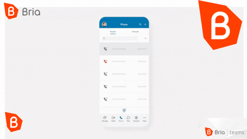 Bria Enterprise SoftPhone