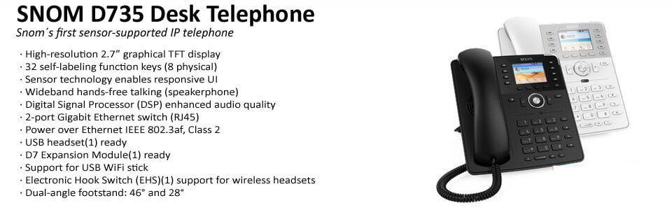 snom D735 desk telephone | allin1number