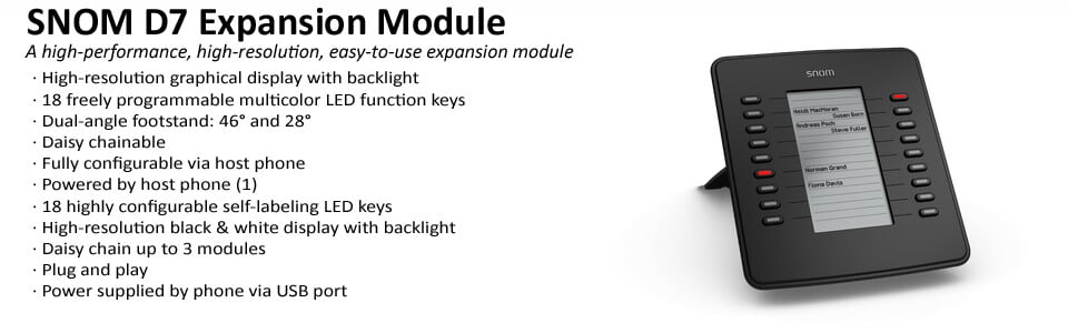 snom D7 Expansion module | allin1number
